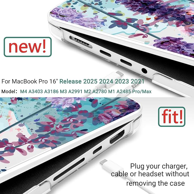 DONGKE for M4 MacBook Pro 16 Inch Case 2024 2023 2021 A3403 A3186 M3 A2991 M2 - Image 2