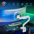 Ultrawide Monitor arm for 17-49'' Heavy Duty Screen up to 44lbs, Gas Spring - Image 5