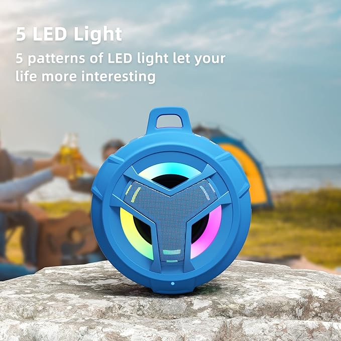 EBODA Shower Bluetooth Waterproof Speaker, IPX7 Floating Portable Wireless - Image 5