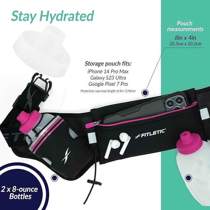 Fitletic Hydration Running Belt - Image 2