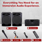 Pyle Mini Hi-Fi Bluetooth Stereo System – 3-Piece CD Player - Image 6
