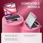 GUSGU Transparent Case with Wireless Keyboard - Image 2