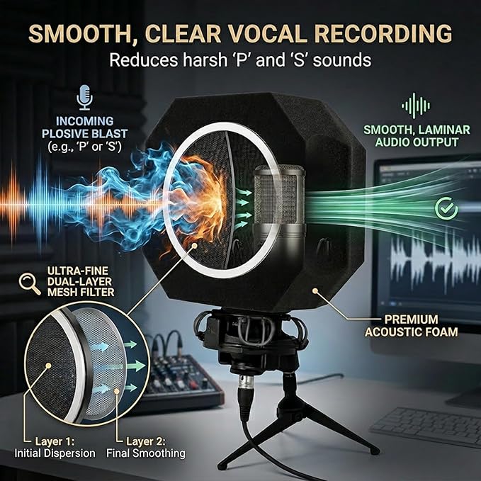 Professional Mic Isolation Shield - Image 4