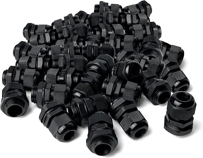 MGI SpeedWare 1/2" NPT Strain Relief Nylon Cord Grip Cable Glands by MGISpeedWare