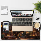 Large Mouse Pad Old Library Gaming Desk Pad Computer Keyboard Non-Slip - Image 4