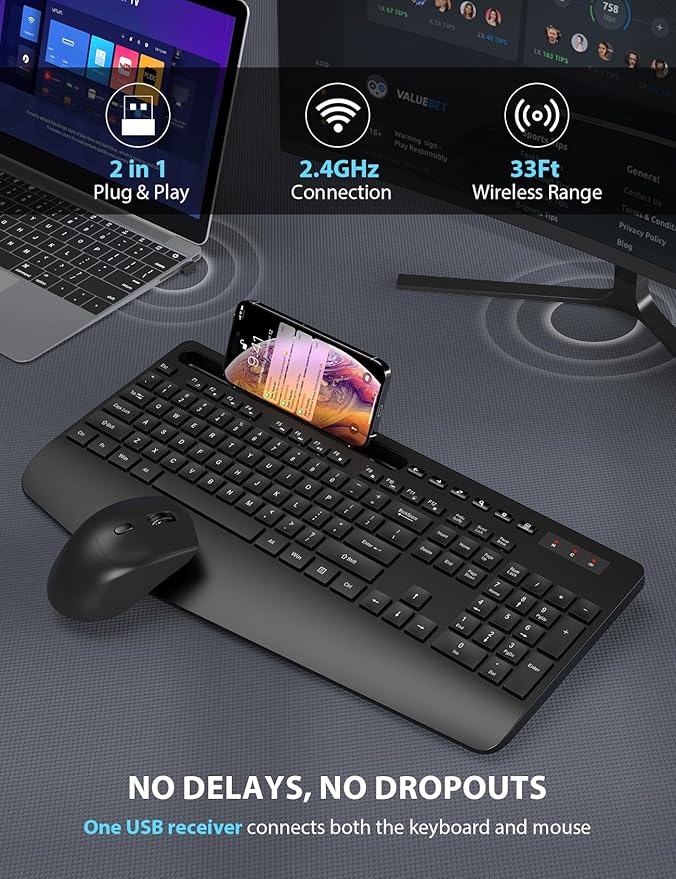 Wireless Keyboard and Mouse Combo - Image 4