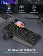 Wireless Keyboard and Mouse Combo - Image 4