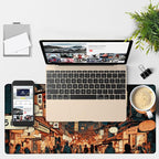 Gaming Desk Pad Large Extra Length Tokyo Japan Mouse Pad Keyboard Laptop - Image 4