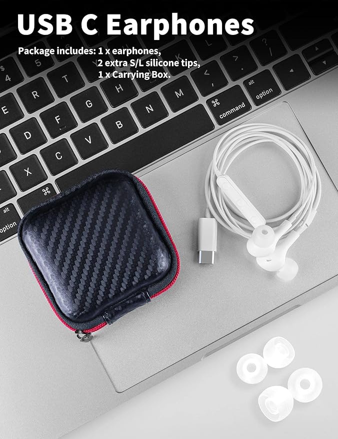 USB C Headphone for Samsung S26 S25 FE S24 A16 A17 Wired Earbuds Magnetic - Image 6