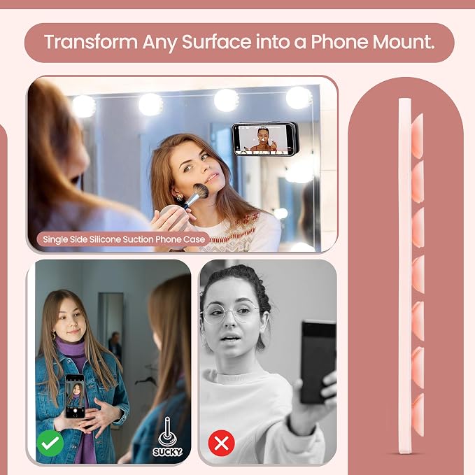 SUCKY Silicone Suction Phone Case Adhesive Octo Cup Buddy Mount - Image 3