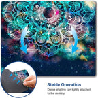 Redragon Galaxy Mandala Gaming Mouse Mat, Square Waterproof Rubber Base Mouse - Image 6