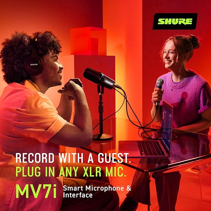 Shure MV7i Smart Microphone – USB-C & XLR Mic - Image 6