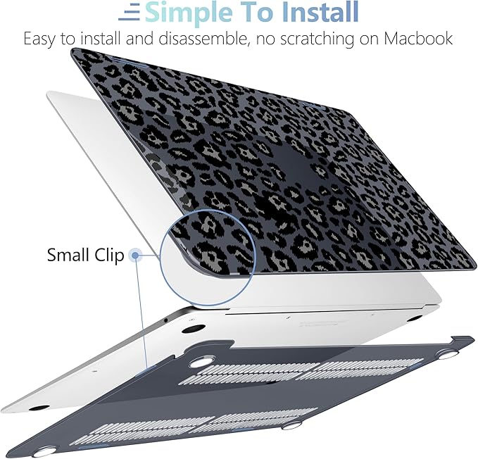 MEEgoodo for MacBook Air 13.3 inch Case 2021 2020 2019 2018 A2337 M1 A2179 A1932 - Image 4