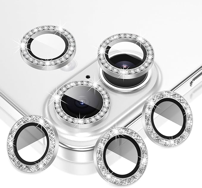 AGVEE 3+3 6 Pack for iPhone 16 6.1" / 16 Plus 6.7" Camera Lens Cover Protector by AGVEE