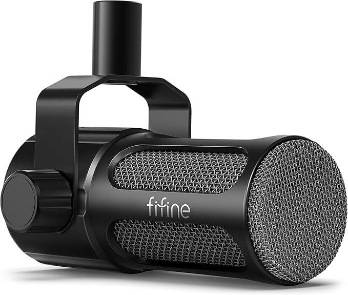 FIFINE XLR Dynamic Microphone, Studio Vocal Mic by FIFINE