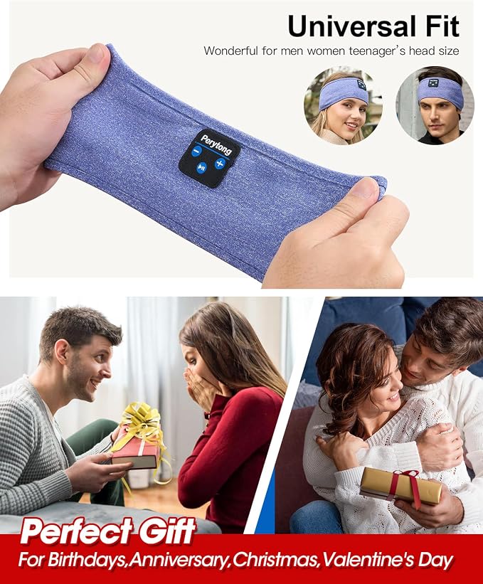Perytong Sleep Headphones, Air Travel, Meditation - Image 8