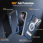 360° Protection Magnetic for iPhone 16 Pro Case Built-in 9H Privacy Screen - Image 6