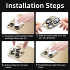 Camera Lens Protector for iPhone 14 Pro/iPhone 14 Pro Max, Alloy Metal Camera - Image 7
