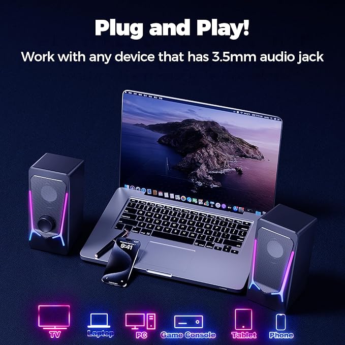 ROSON Computer Speakers, Gaming PC Speakers - Image 5
