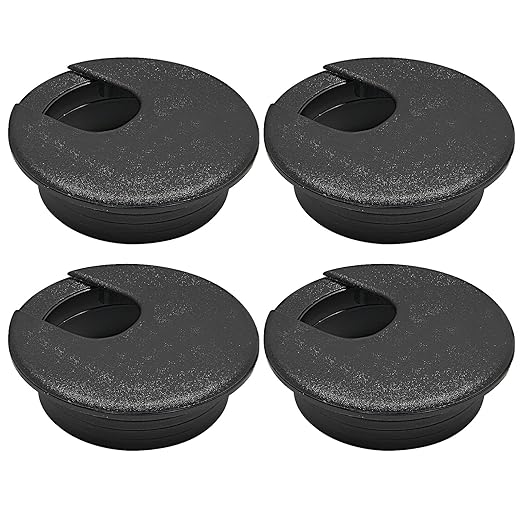 Desk Grommet 1-3/8", Desk Cord Hole Cover, Cable Grommet ABS Plastic, Desk Hole by BOPOREAE