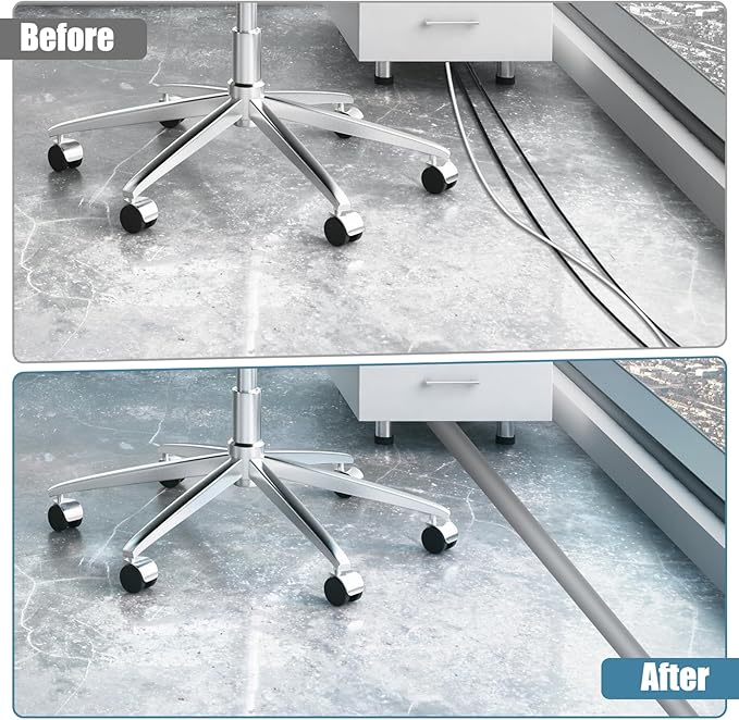 Floor Cord Covers for Wires 10FT Cable Hider Wire Coverr Self Adhesive Cord - Image 3