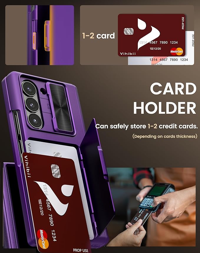 Vihibii for Samsung Galaxy Z Fold 6 Case Wallet - Image 3