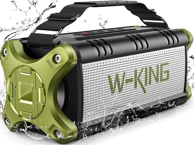 W-KING Bluetooth Speaker, 90W Max Portable Loud Speakers Wireless, IPX6 by W-KING