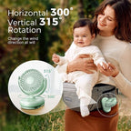 Momcozy Portable Fan with Clip | 4-Speed Mini-Fan - Image 6