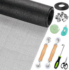 Window Screen Replacement, Screen Door Repair Kit, Including 50 FT by Ghguole