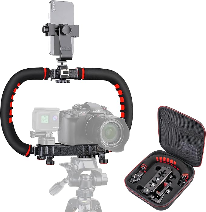 Camera Smartphone Stabilizer, Handheld Video Rig Grip by Neotter