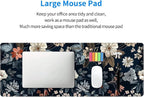 Dark Flower Large Mouse Pad, Gaming Keyboard Desk Pad, Extended Mouse Mat - Image 8