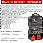 SHARDEN Precision Screwdriver Set, 122 in 1 Electronics Magnetic Repair Tool Kit - Image 2