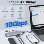 Selore Laptop Docking Station Dual Monitor, USB C Hub, USB C Docking Station - Image 6