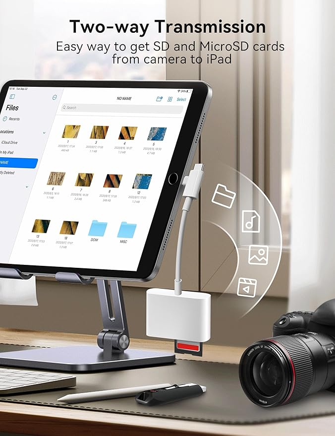 SD Card Reader for iPhone, SD Card Adapter - Image 4