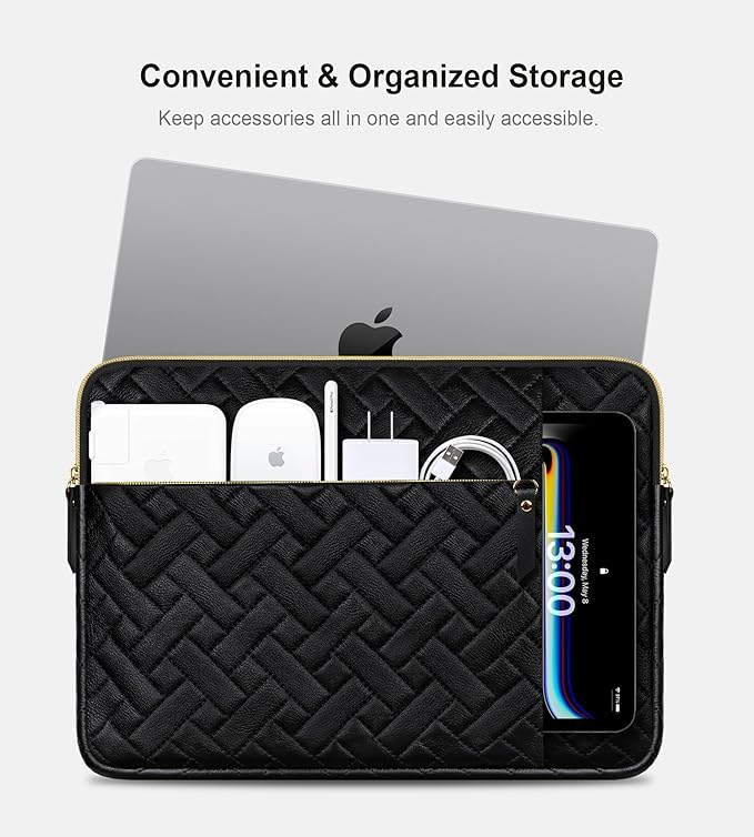 Lacdo 13 Inch Laptop Sleeve Case - Image 3