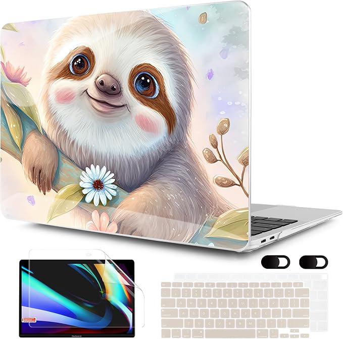 MEEgoodo for MacBook Air 13 inch Case 2021 2020 2019 2018 Released A2337 M1 by MEEgoodo