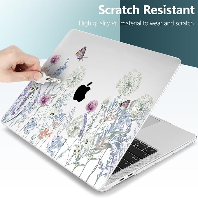 TWOLSKOO Compatible with MacBook Pro 13 inch Case 2023-2016 A2338 M2/M1 A2251 - Image 4