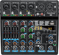 Depusheng M6 Portable Mini Mixer 6-Channel Audio Mixer DJ Console by Depusheng