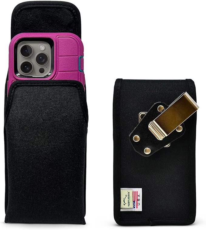 Turtleback Belt Clip for iPhone 16 Pro, 15 pro 14 Pro 13 Pro -Large- Fits by Turtleback