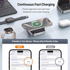 【2025 Upgraded】Wireless Charger 3 in 1, Foldable Wireless Charging Station - Image 7