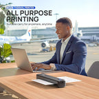 POLONO Portable Printer, D810 Inkless Bluetooth Thermal Printer Wireless - Image 8