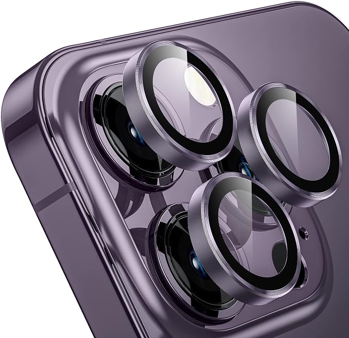 WSKEN for iPhone 14 Pro/iPhone 14 Pro Max Camera Lens Protector, HD Tempered by SmartProtectionGreenerFuture