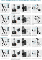 Ground Stake Mount for eufy Solocam S340/E30/S330, Reolink Argus PT 3MP/4MP/5MP - Image 4