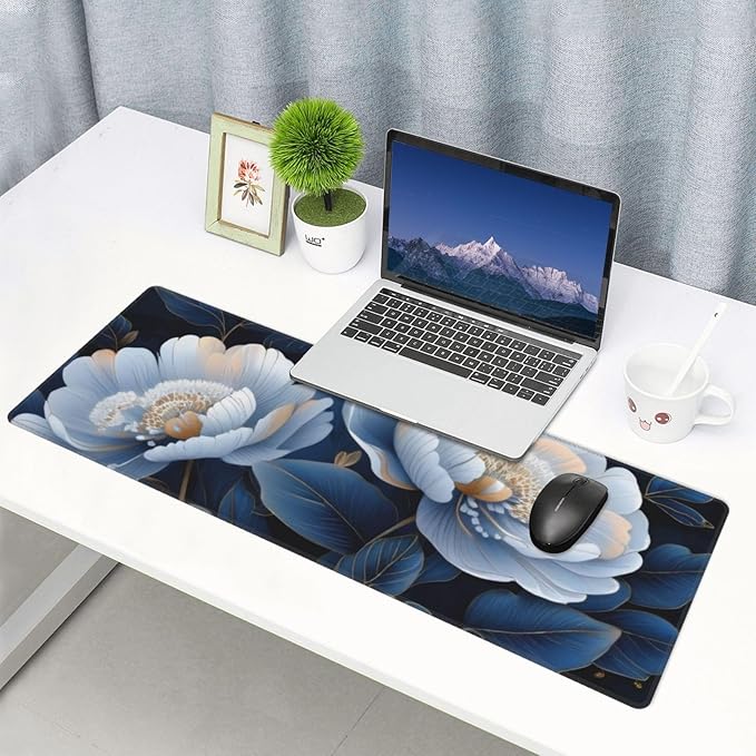 Gaming Mouse Pad, Large Non-Slip Rubber Base Mousepad, Keyboard Mouse Mat - Image 9