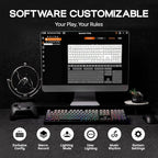 EPOMAKER TH108 Full Size Mechanical Keyboard, Wireless Gaming Keyboard - Image 6