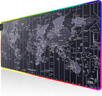 KTRIO RGB Large Gaming Mouse Pad Desk Mat, Superior Micro-Weave Cloth, Non-Slip by KTRIO