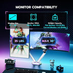 ARES WING RGB Dual Monitor Arm for 17-38" Ultrawide Screens, Holds 35.2lbs - Image 3