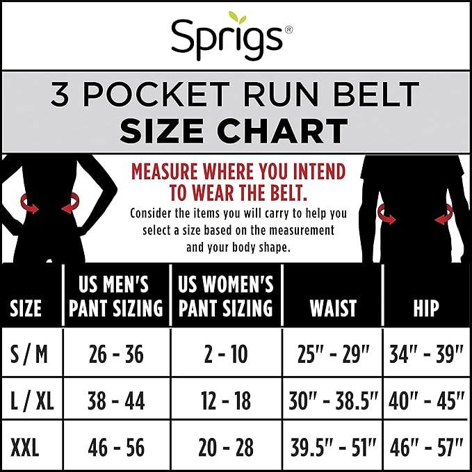 3 Pocket Adjustable Running Belt Waist Pack, Fanny Pack - Image 4