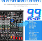 8 Channel Audio Mixer Professional Sound Mixing Board - Image 3