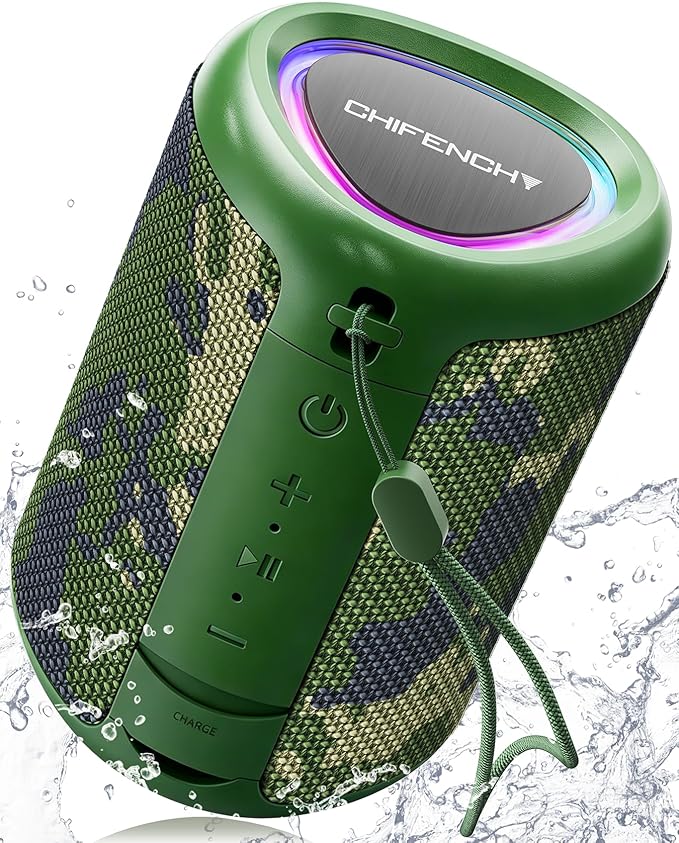 Portable Bluetooth Speaker Beach Essentials: Powerful Crystal Clear by CHIFENCHY